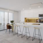 Porcelanosa_Sybaris_Cocina_BlancoNubol+EucalyptusBlond+BottegaAcero